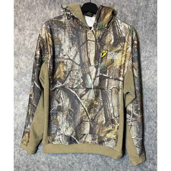 Scent Shield Mens Camo Hoodie Bone Collector Medium - Picture 1 of 7